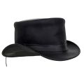Dream Apparel Men's Black Premium Leather Western Cowboy Hat