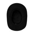 Dream Apparel Men's Black Premium Leather Western Cowboy Hat