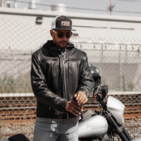 Street Cruiser Men's Motorcycle Leather Jacket