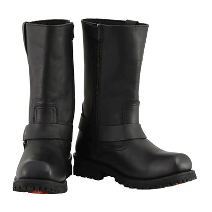 Men's Black 'Wide-Width' 11-inch Classic Square Toe Harness Boots