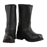 Men's Black 11-inch Classic Square Toe Harness Boots