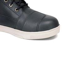 MBM9002 Men's Reinforced Leather Biker Riding Shoes Shift Protection