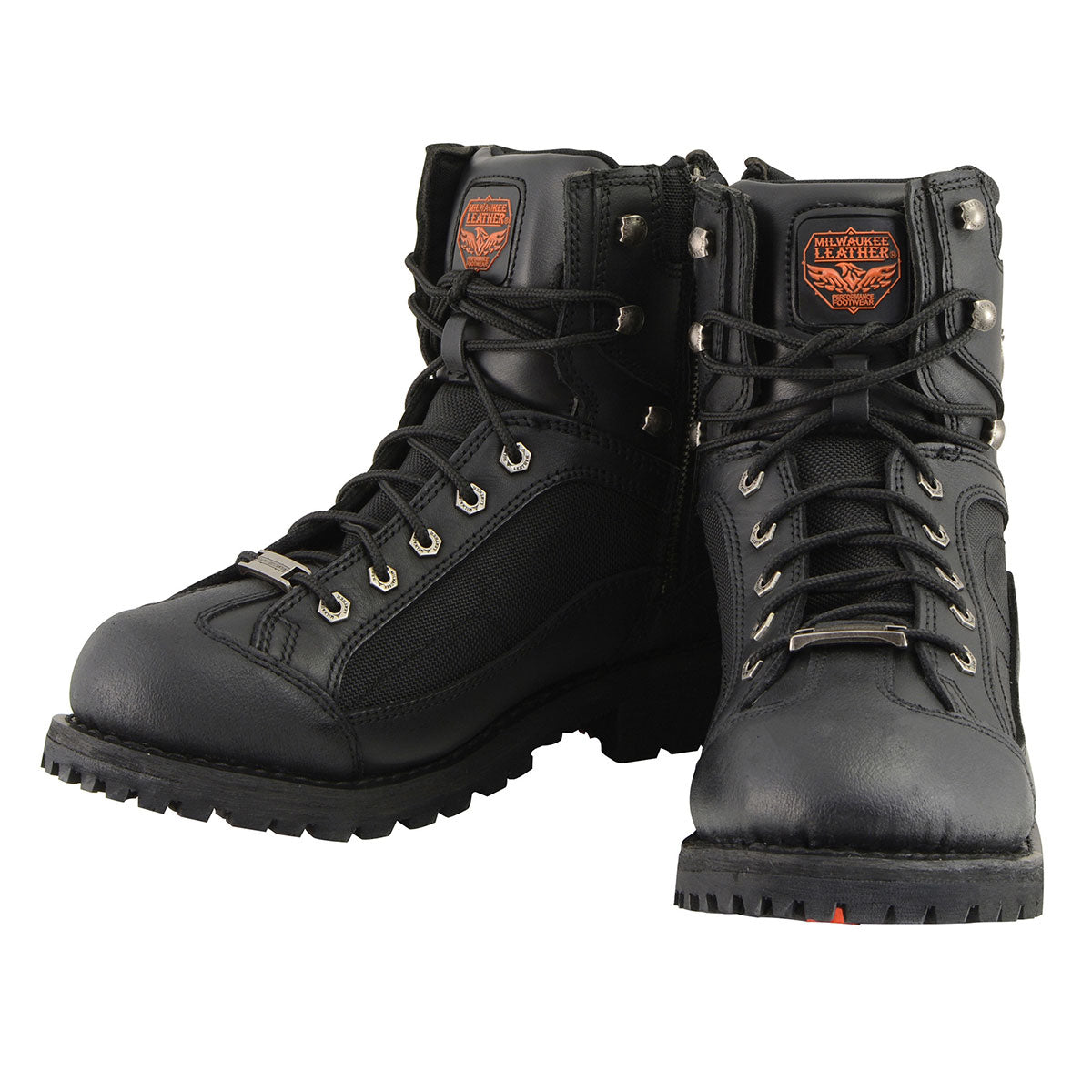 6-Inch Lace-to-Toe Motorcycle Boots with Gear Shift Protection