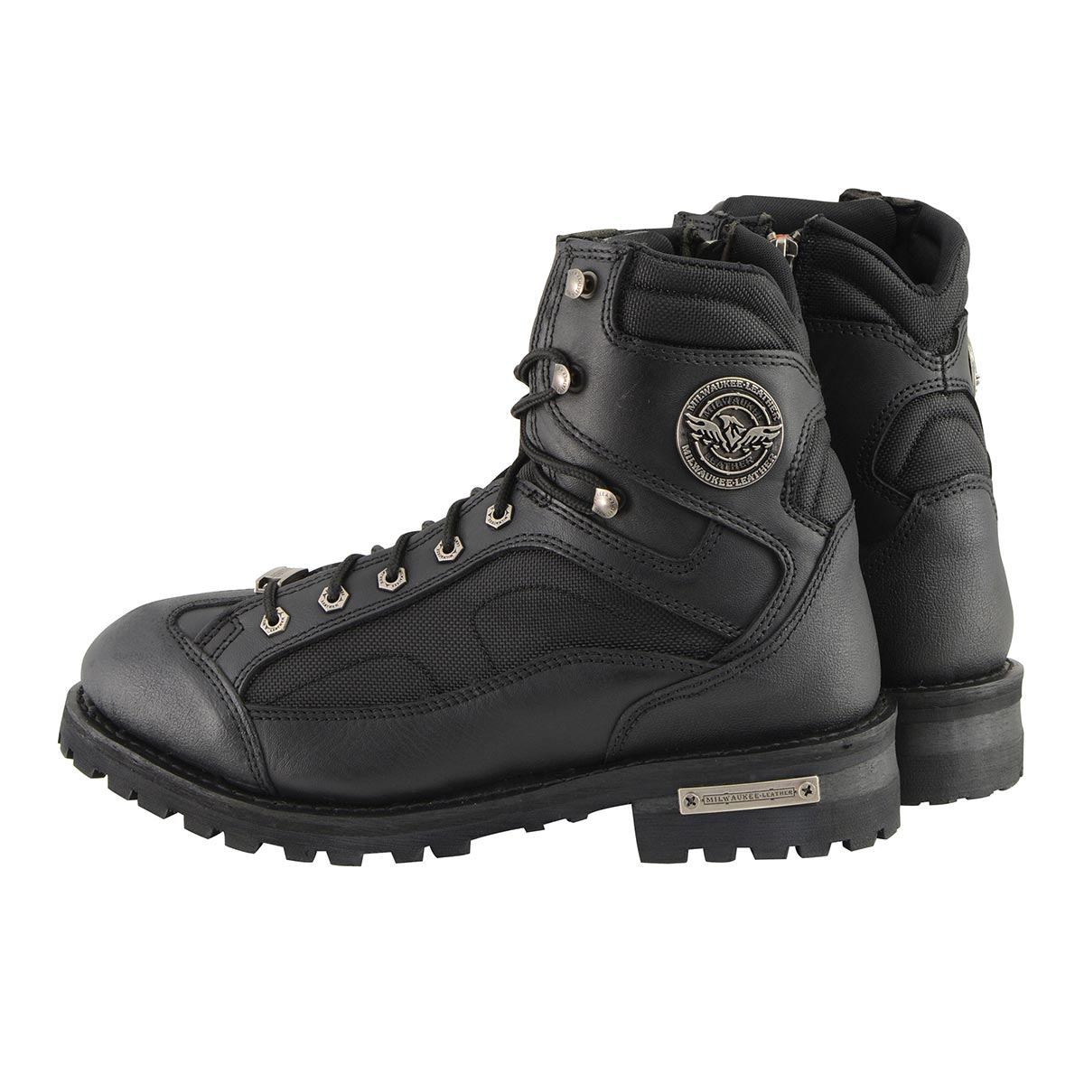 6-Inch Lace-to-Toe Motorcycle Boots with Gear Shift Protection