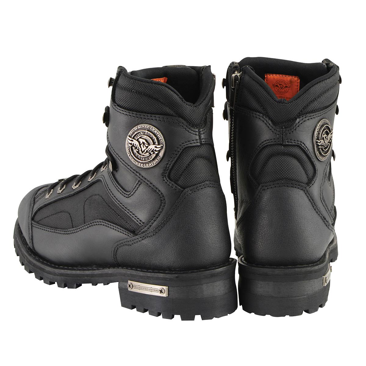 6-Inch Lace-to-Toe Motorcycle Boots with Gear Shift Protection