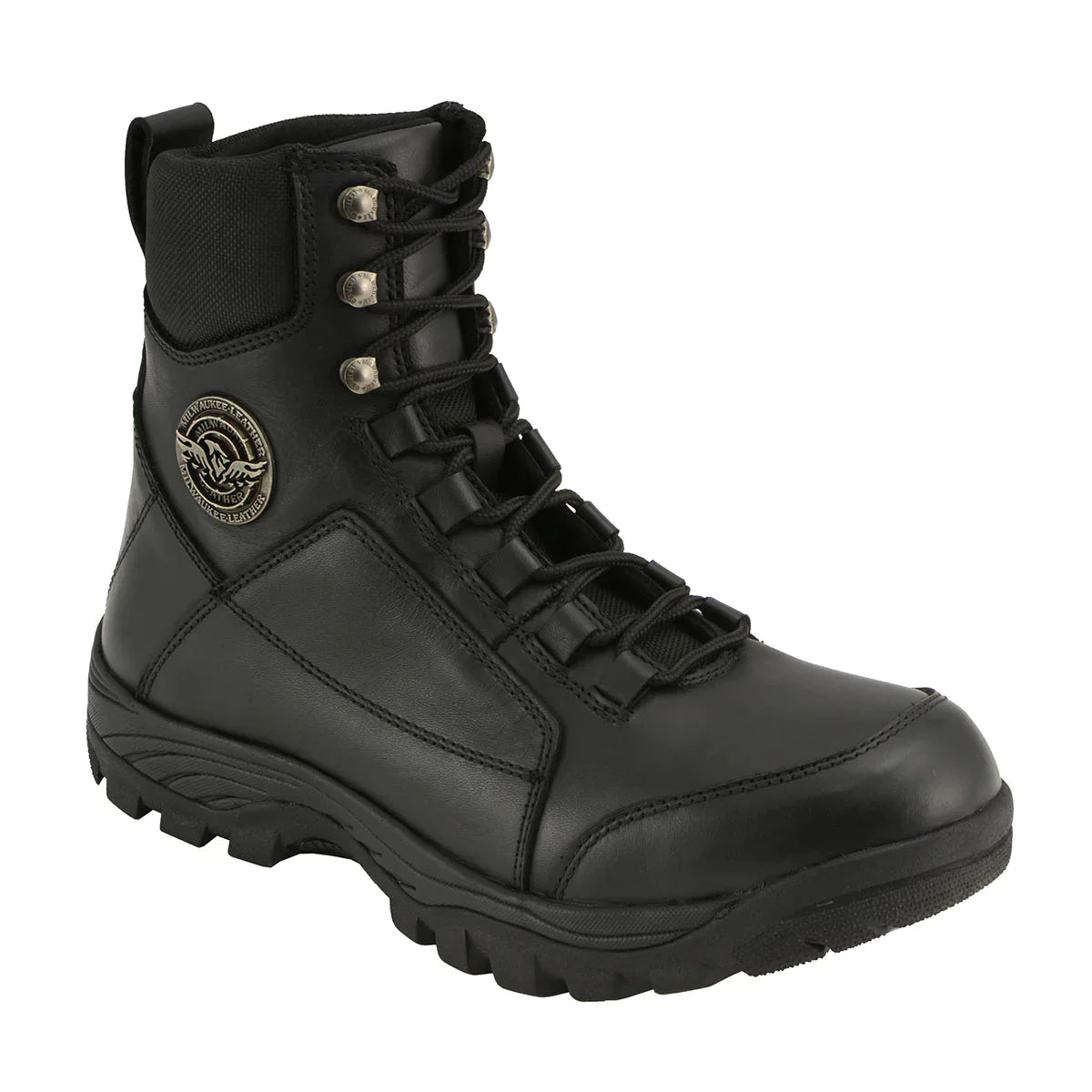 Men’s Black 'Tactical' Lace-Up Leather Boots 0 reviews
