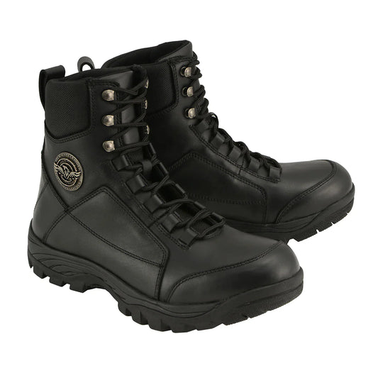 Men’s Black 'Tactical' Lace-Up Leather Boots 0 reviews