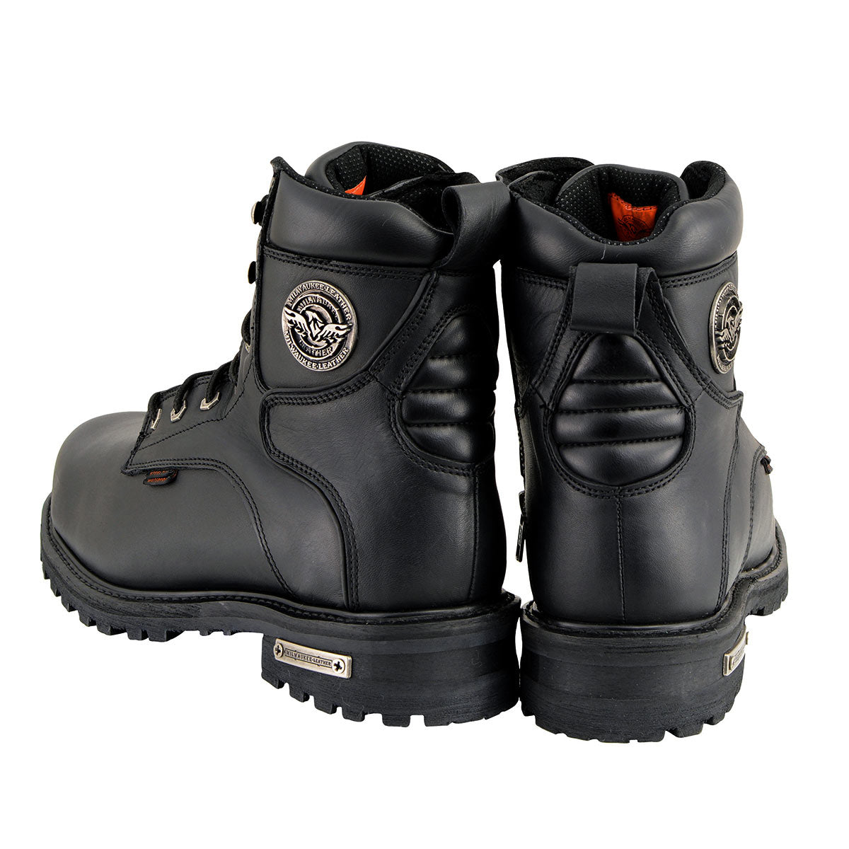6-inch Logger Steel Toe Waterproof Boots Wide Width Black