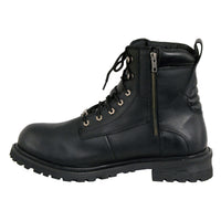 6-inch Logger Steel Toe Waterproof Boots Wide Width Black