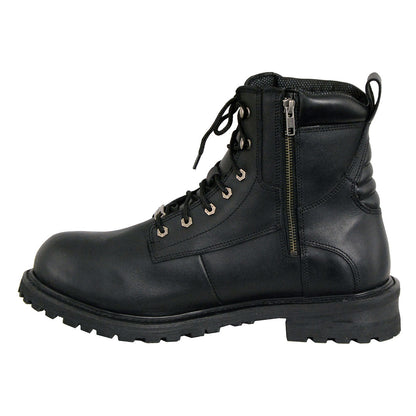 6-inch Logger Steel Toe Waterproof Boots Wide Width Black