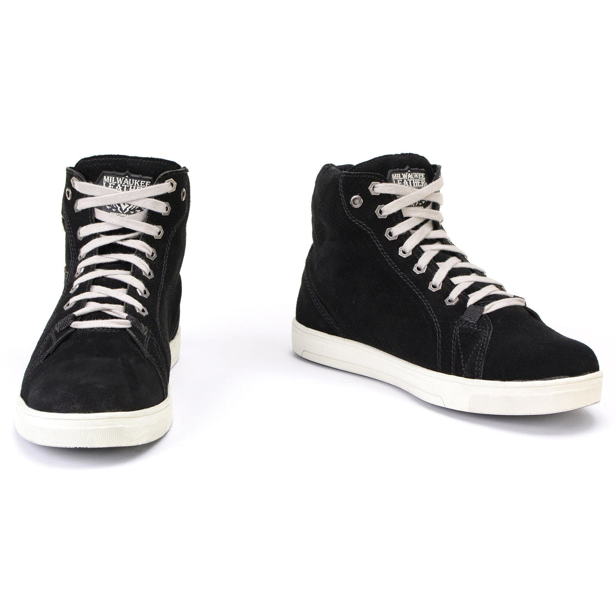 Premium Suede Leather Reinforced Street Riding Shoes with Ankle Support