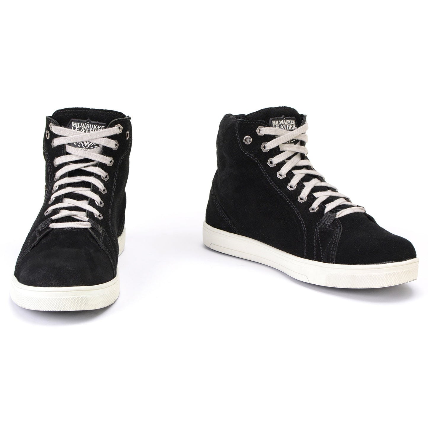 Premium Suede Leather Reinforced Street Riding Shoes with Ankle Support