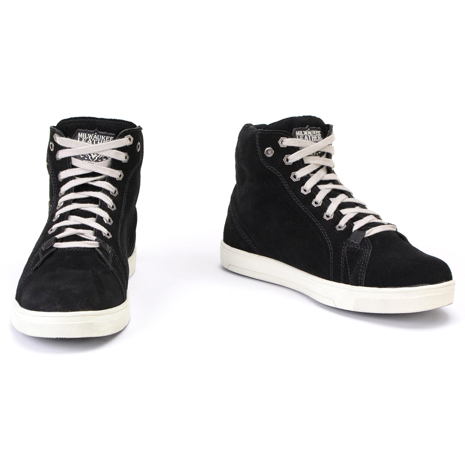 Premium Suede Leather Reinforced Street Riding Shoes with Ankle Support