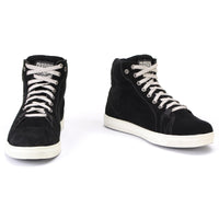 Premium Suede Leather Reinforced Street Riding Shoes with Ankle Support