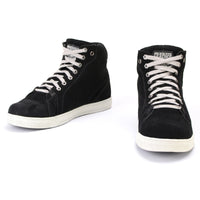 Premium Suede Leather Reinforced Street Riding Shoes with Ankle Support