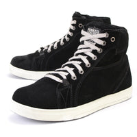 Premium Suede Leather Reinforced Street Riding Shoes with Ankle Support
