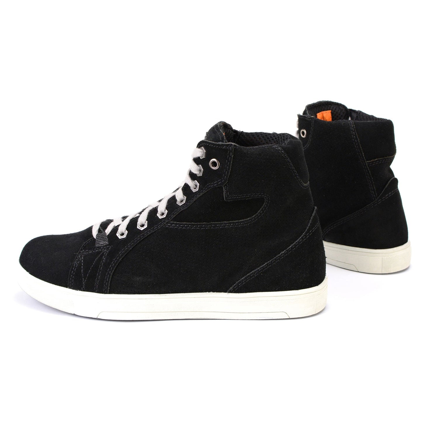 Premium Suede Leather Reinforced Street Riding Shoes with Ankle Support