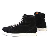 Premium Suede Leather Reinforced Street Riding Shoes with Ankle Support