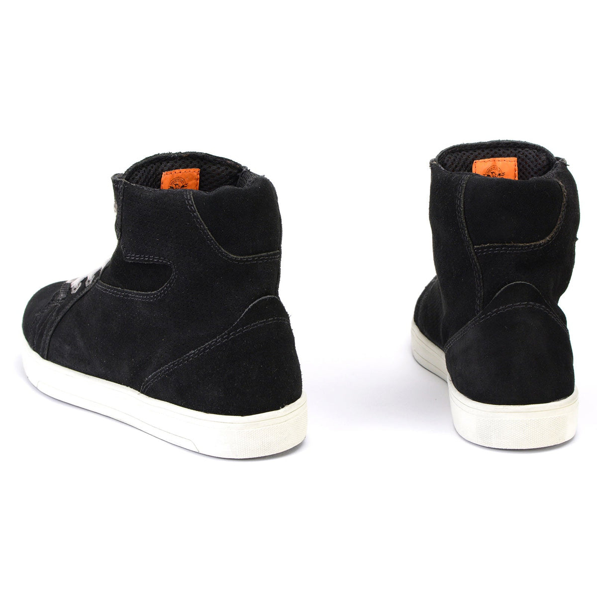 Premium Suede Leather Reinforced Street Riding Shoes with Ankle Support