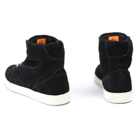 Premium Suede Leather Reinforced Street Riding Shoes with Ankle Support