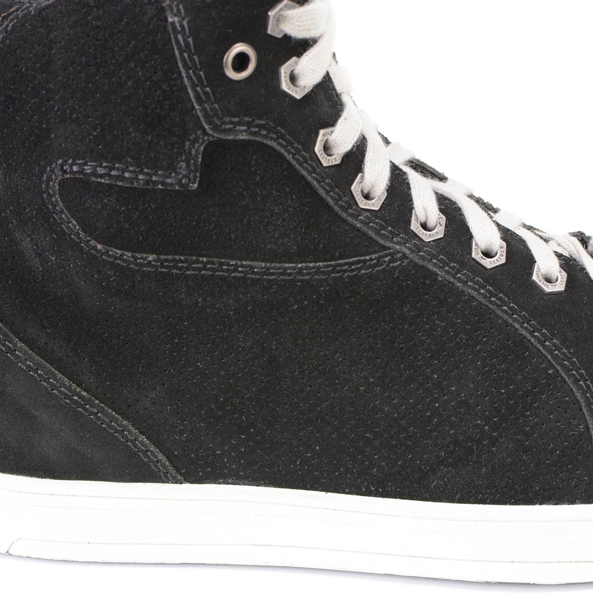 Premium Suede Leather Reinforced Street Riding Shoes with Ankle Support