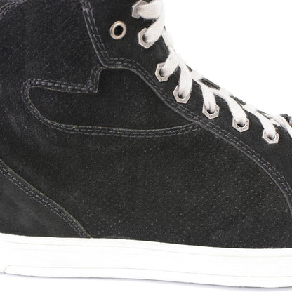 Premium Suede Leather Reinforced Street Riding Shoes with Ankle Support