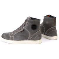MBM9109 Street Riding Waterproof Shoes Suede Leather Reinforced Grey