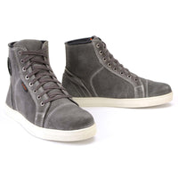 MBM9109 Street Riding Waterproof Shoes Suede Leather Reinforced Grey