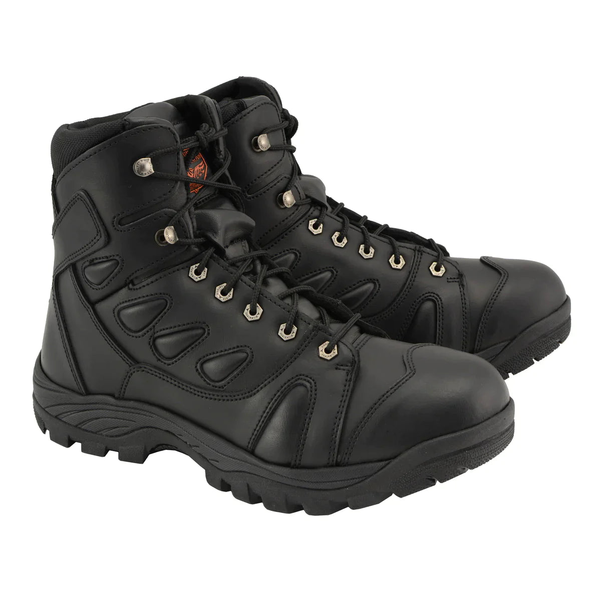 Men's Black 6 inch All Leather Tactical Boots