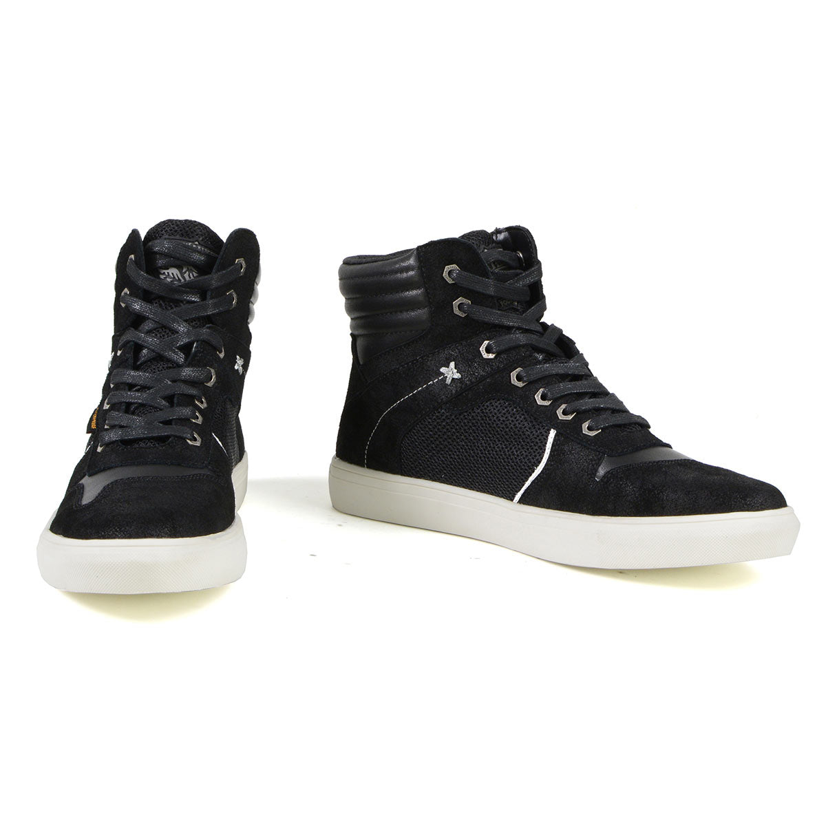 MBM9151 Waterproof Street Riding Shoes Suede Leather Reinforced Black