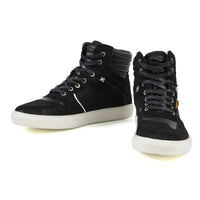 MBM9151 Waterproof Street Riding Shoes Suede Leather Reinforced Black