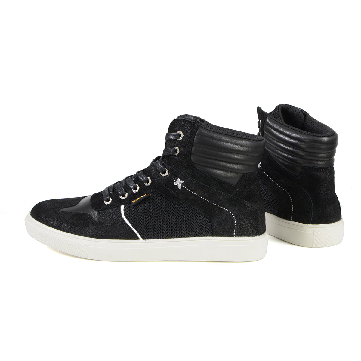 MBM9151 Waterproof Street Riding Shoes Suede Leather Reinforced Black