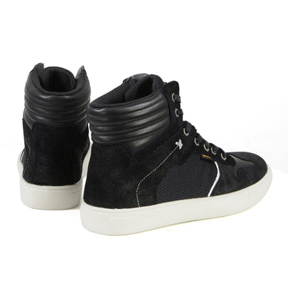 MBM9151 Waterproof Street Riding Shoes Suede Leather Reinforced Black