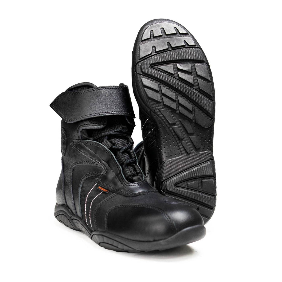 Milwaukee Leather Troop Sport Men's Waterproof Motorcycle Boots Black