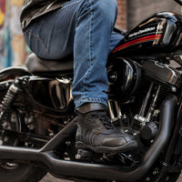 Milwaukee Leather Troop Sport Men's Waterproof Motorcycle Boots Black