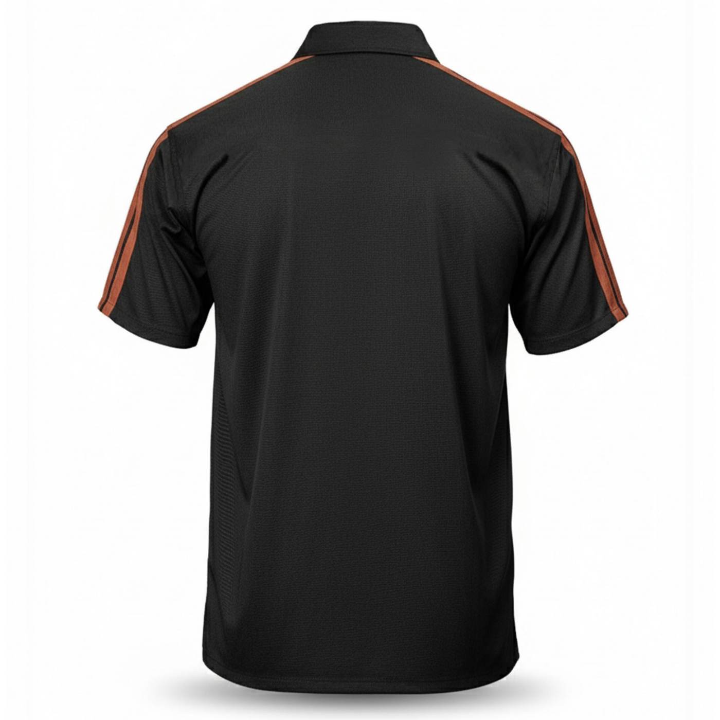 Men's Black/Orange Track Mark Classic Mechanic Button Up Shirt