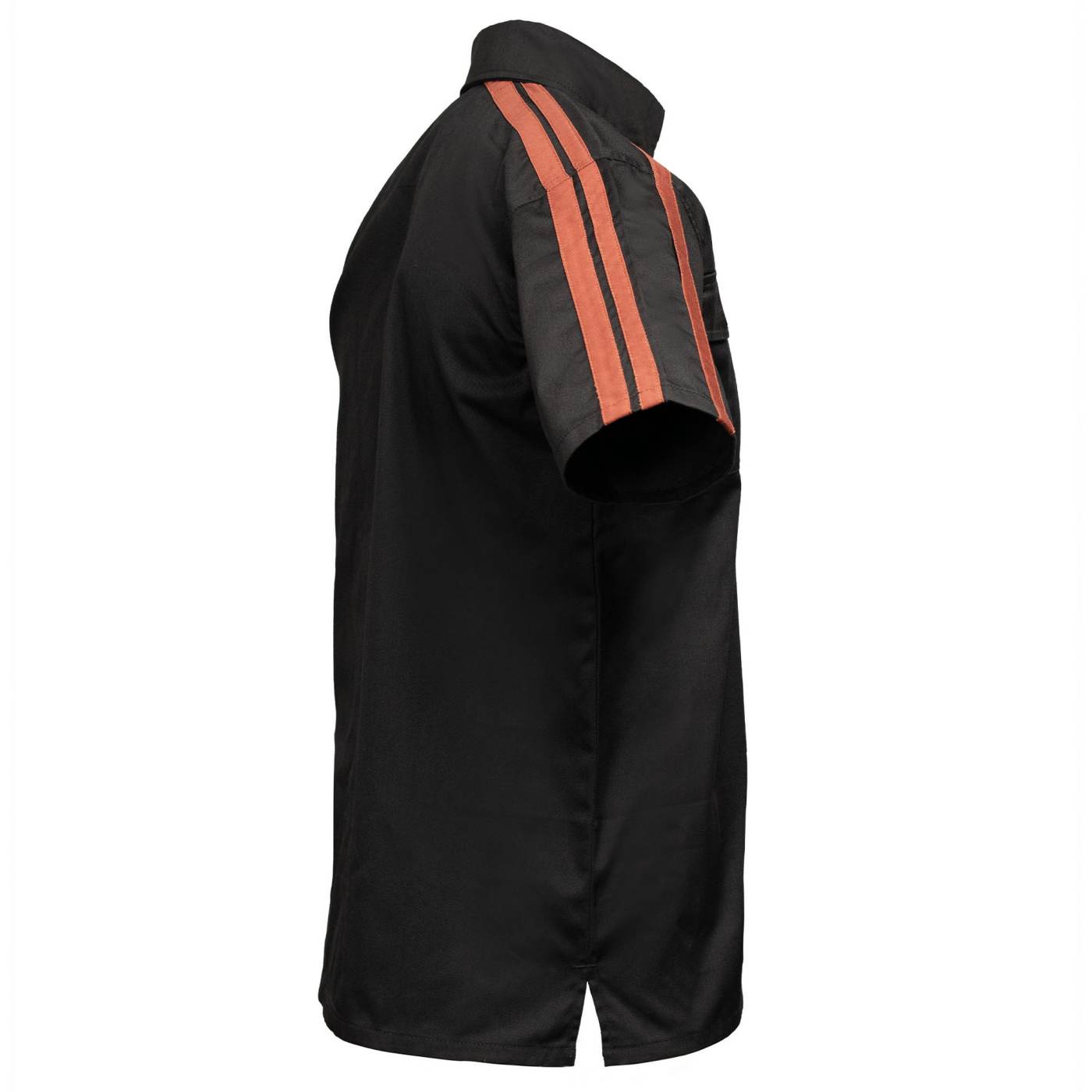 Men's Black/Orange Track Mark Classic Mechanic Button Up Shirt