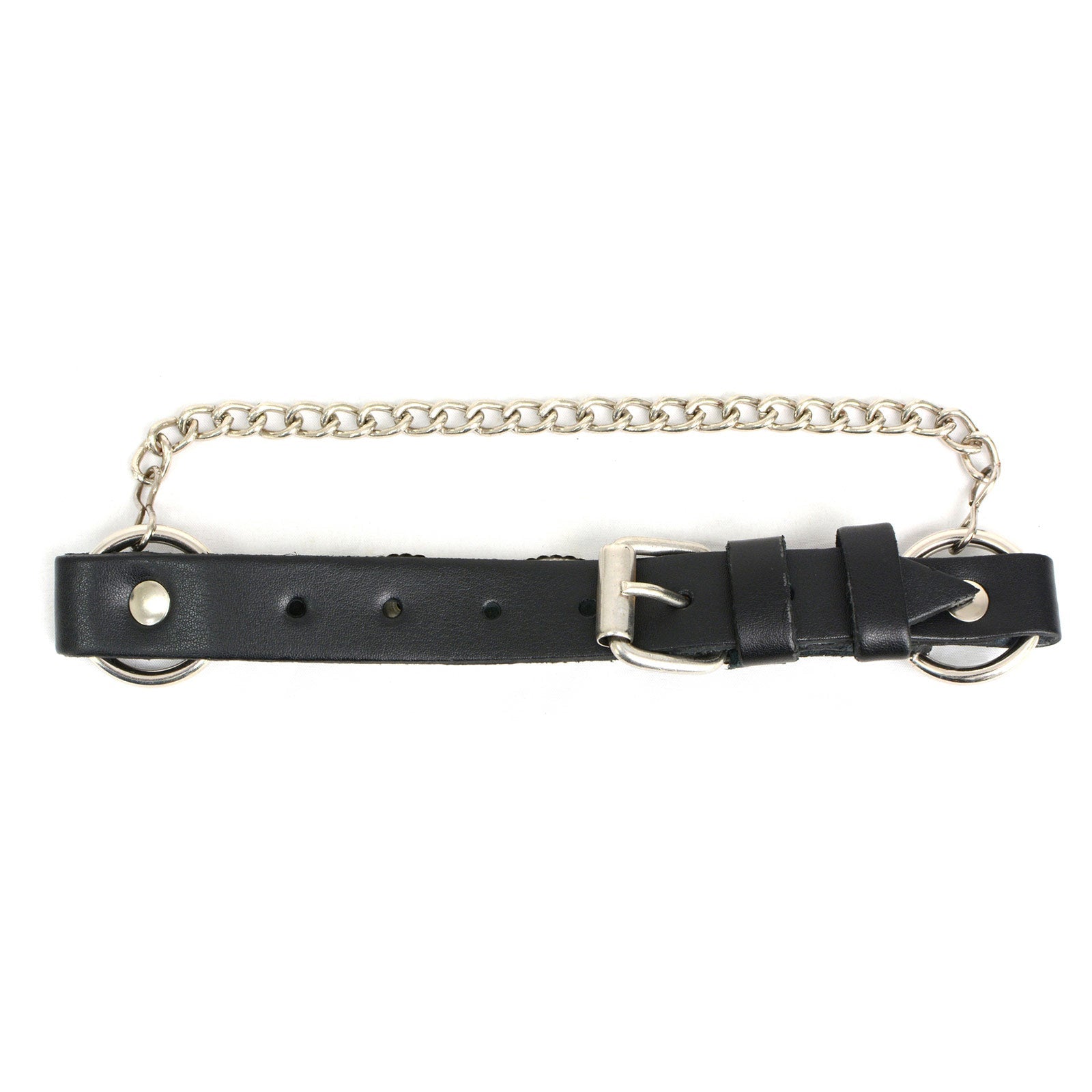 Silver Vintage Concho Boot Chain With Adjustable Strap