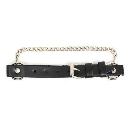 Silver Vintage Concho Boot Chain With Adjustable Strap