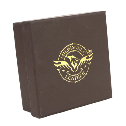 Men's 5 Cent Buffalo Coin - Brown Genuine Leather Belt with Interchangeable Buckle - 1.5 inches Wide
