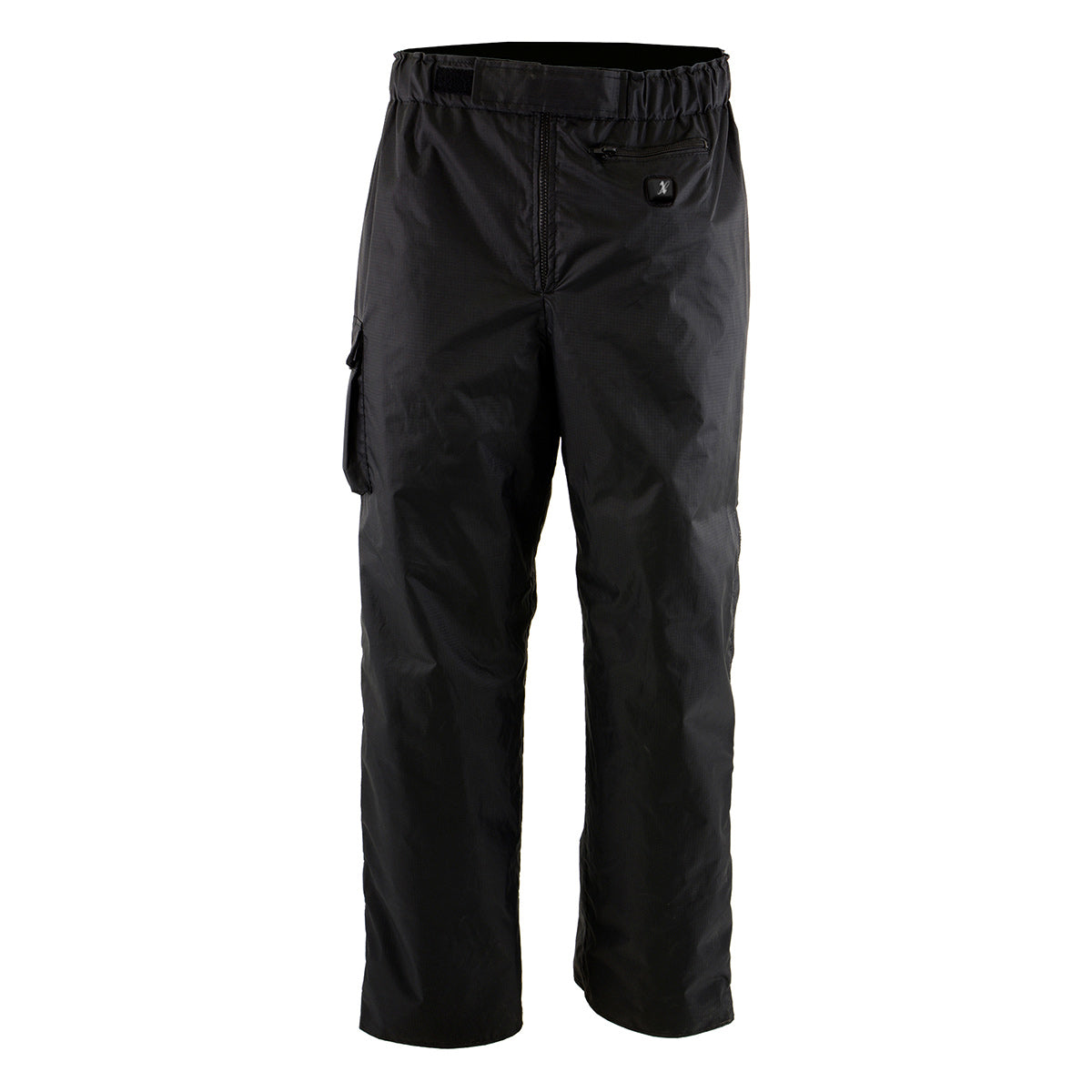 Men's Heated Riding Over Pants MPM5715SET Black Textile Water Resistant