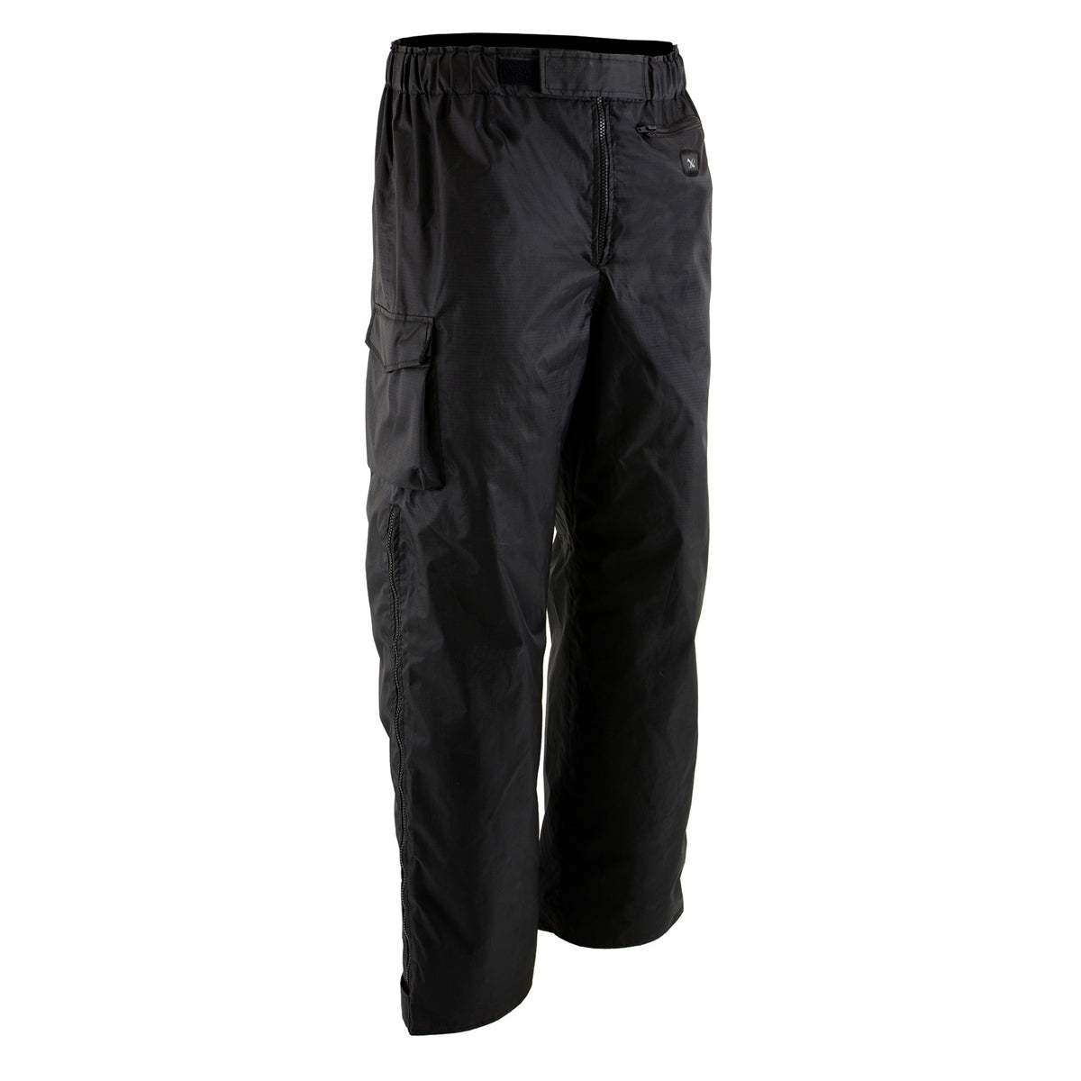 Men's Heated Riding Over Pants MPM5715SET Black Textile Water Resistant