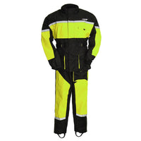 Men's Riding Motorcycle Rain Suit by ATROX. 100% Waterproof Breathable Fabric