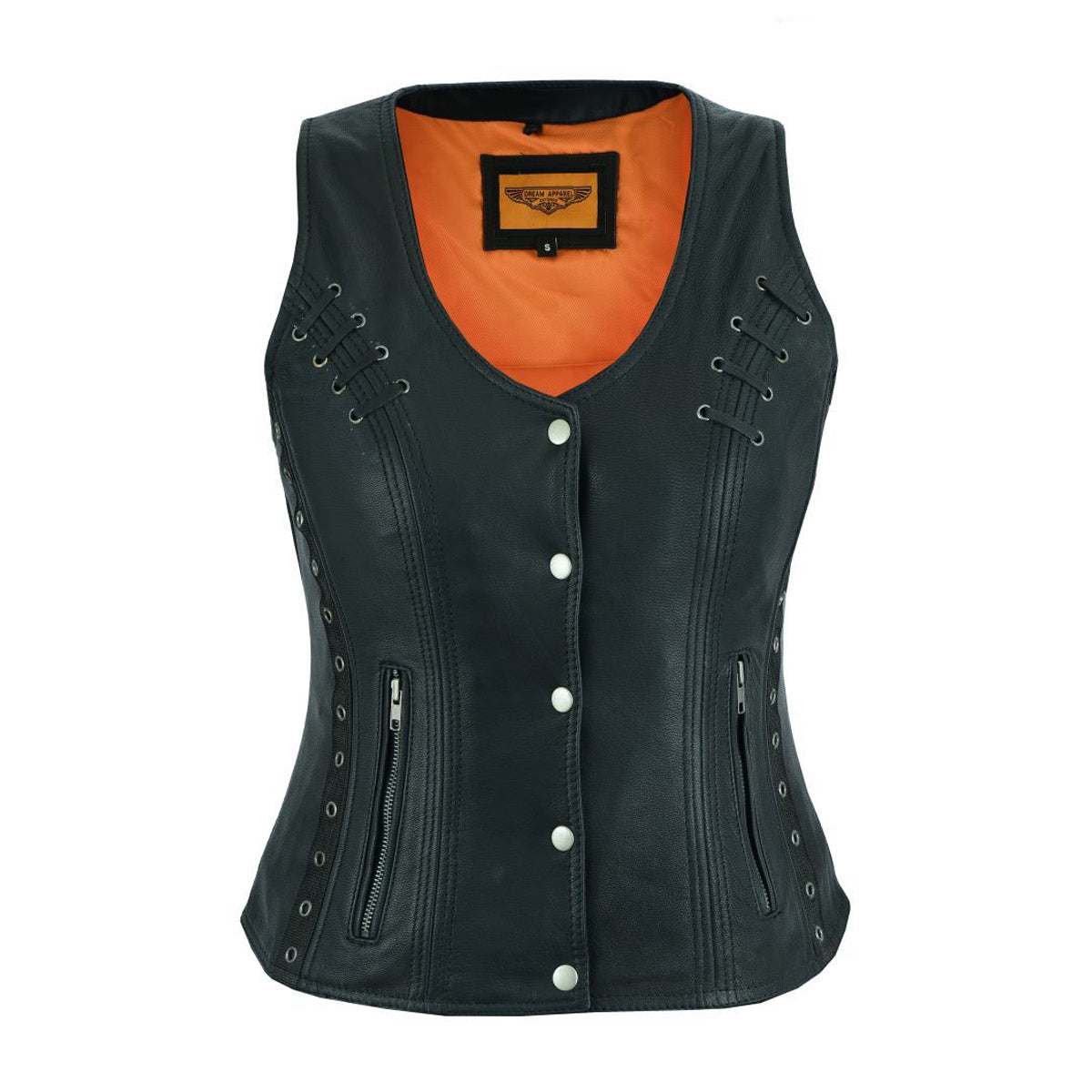 Women's Premium Naked Goat Skin Vest