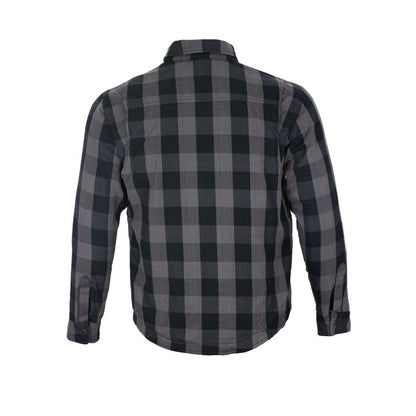 Mens Plaided Flannel Shirt 100 % Cotton, Comfortable Fit, Sleak Design, Quilted Inner Lining