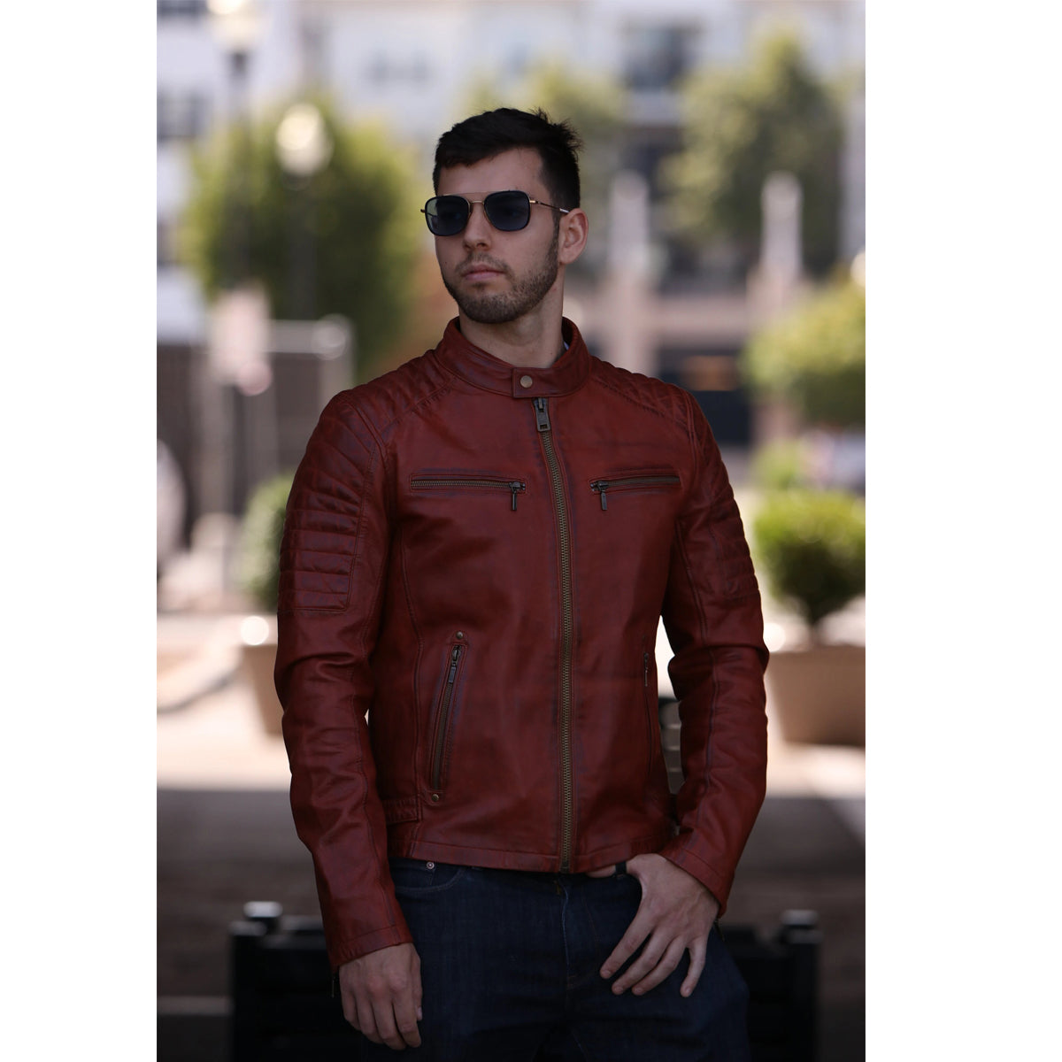 ZACK - MEN'S LEATHER JACKET