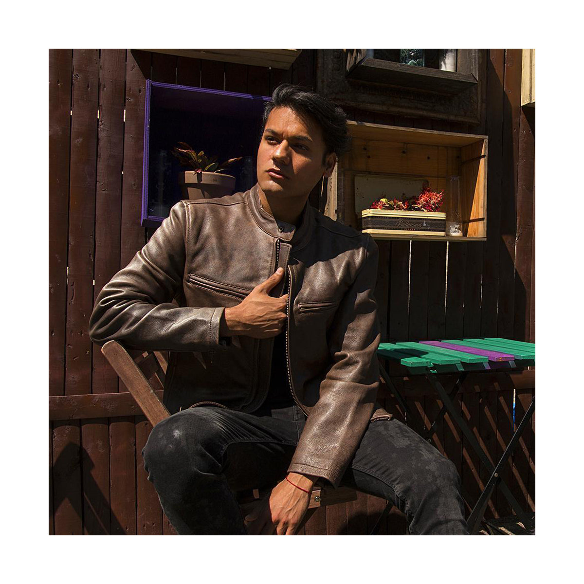 MAINE - MEN'S LEATHER JACKET – Bikers Gear Online