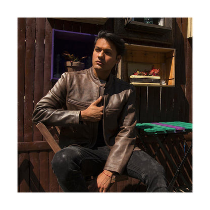 MAINE - MEN'S LEATHER JACKET