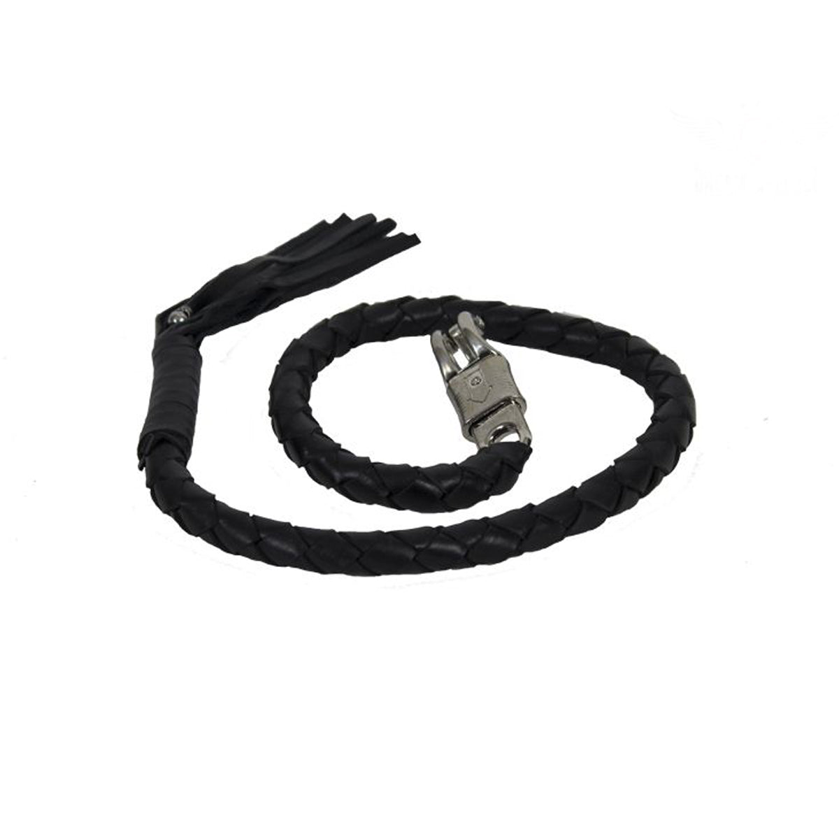 2" Black Get Back Whip for Motorcycles