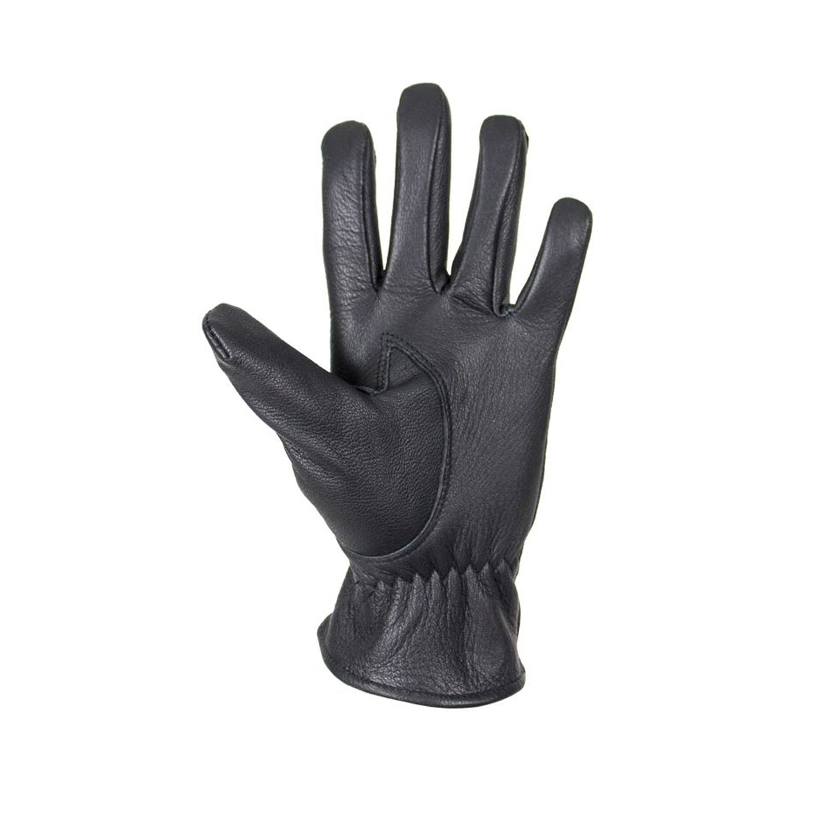 Mens leather store gloves with zipper